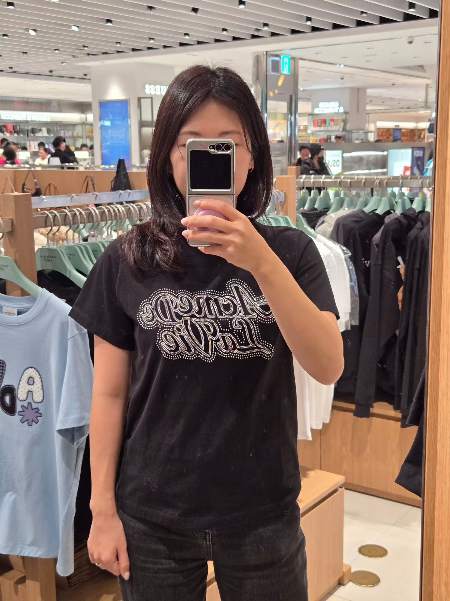 🇰🇷ADLV 水钻字母女款✨