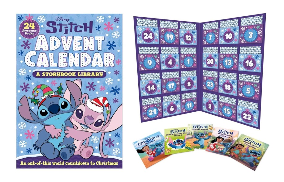 英國直送🇬🇧 Disney Stitch: Advent Calendar 聖誕倒數故事書