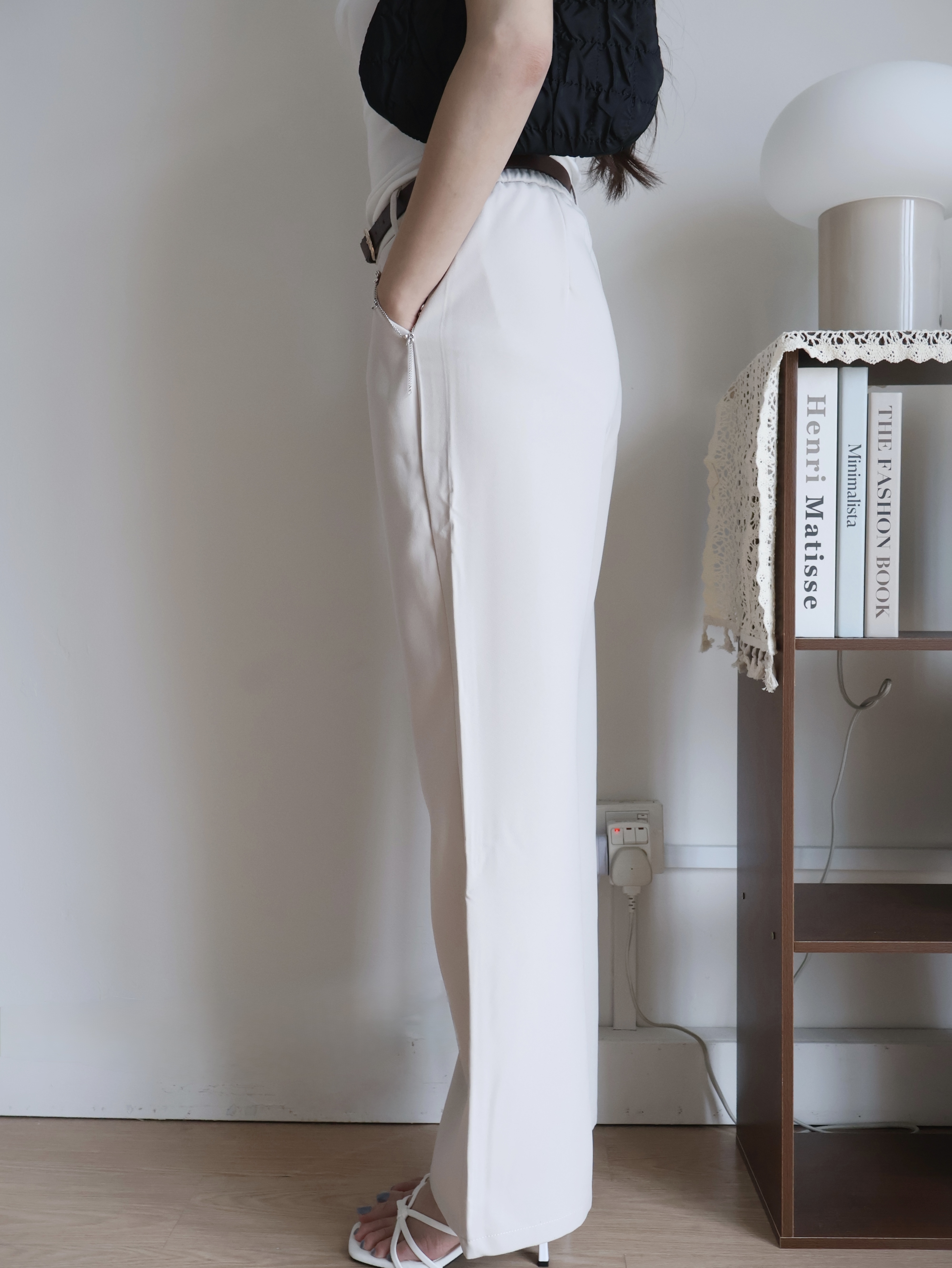 Joice Suit Pants | Cream