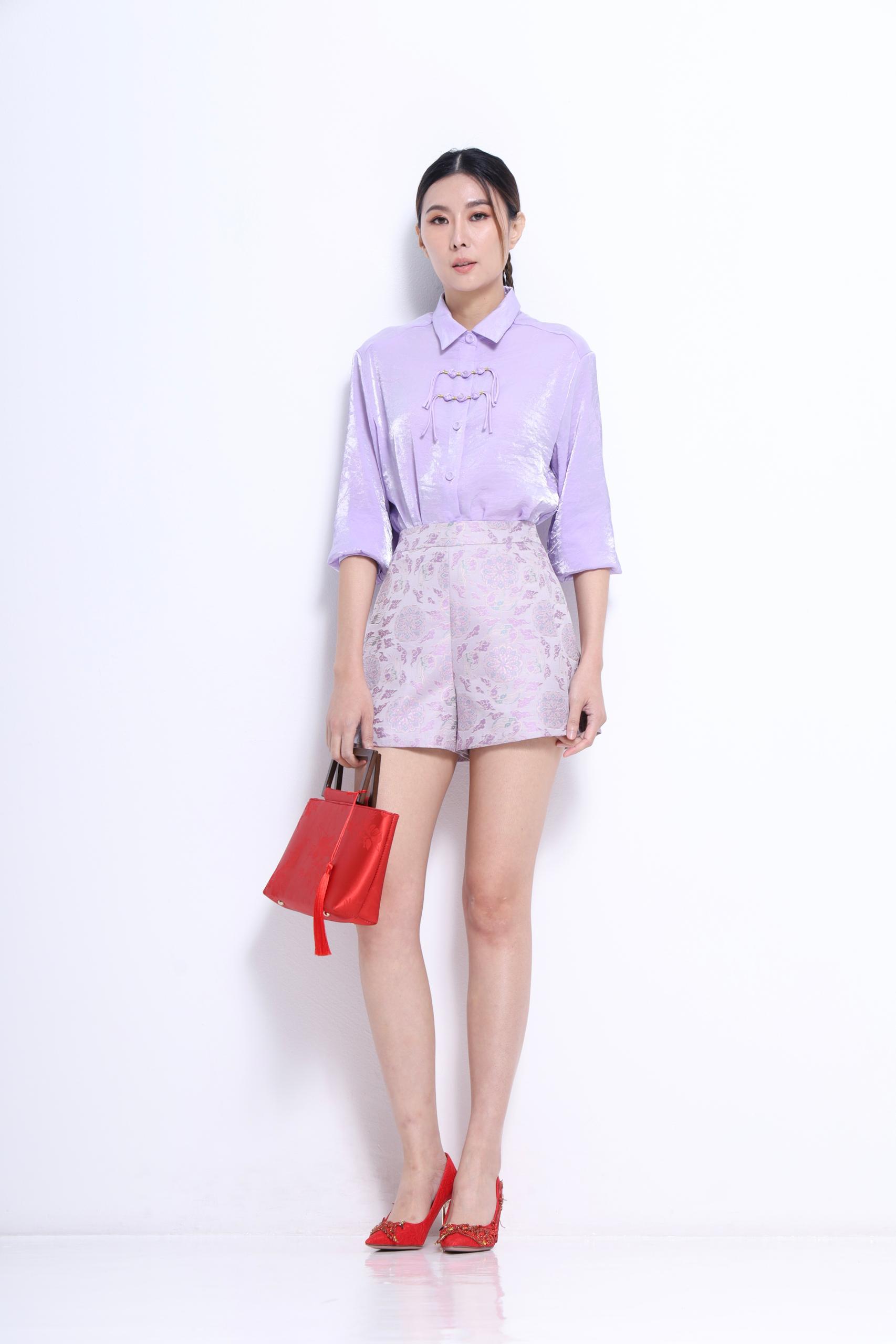 独家长袖旗袍上衣 2658