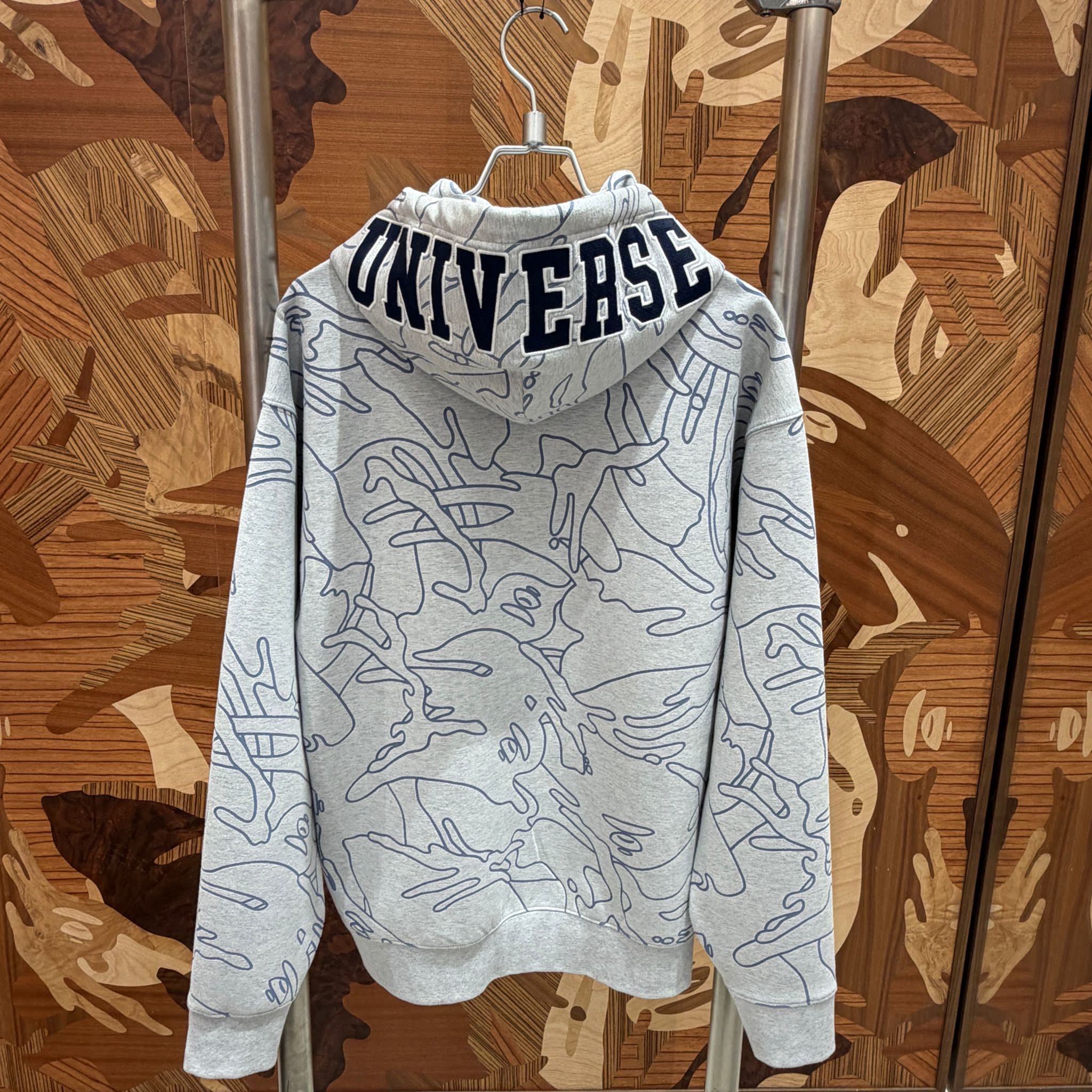 AAPE AAPEUNVS camo zip-up hoodie (D349)