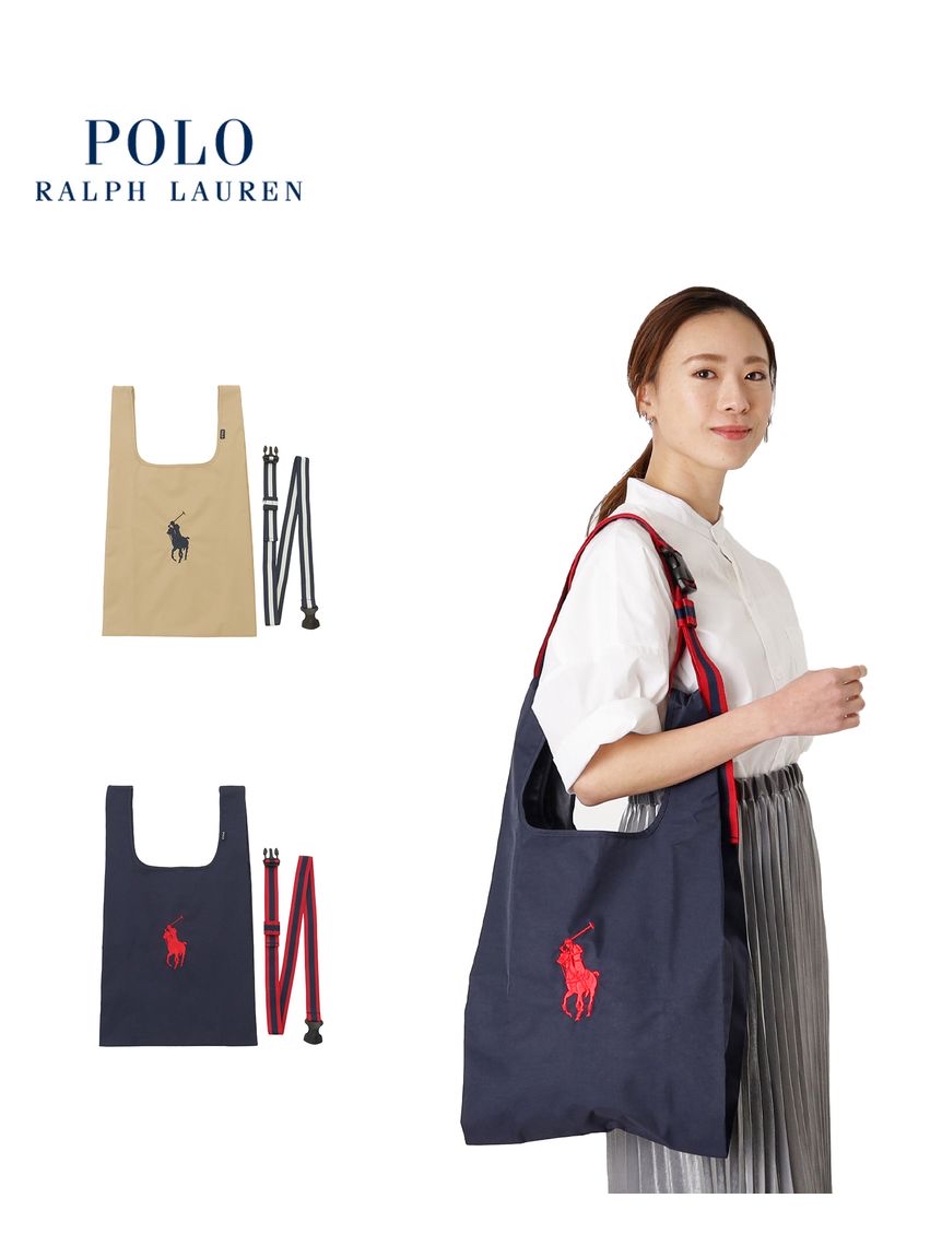 （約5月底到貨）🇯🇵日本POLO RALPH LAUREN 經典刺繡logo環保袋💕