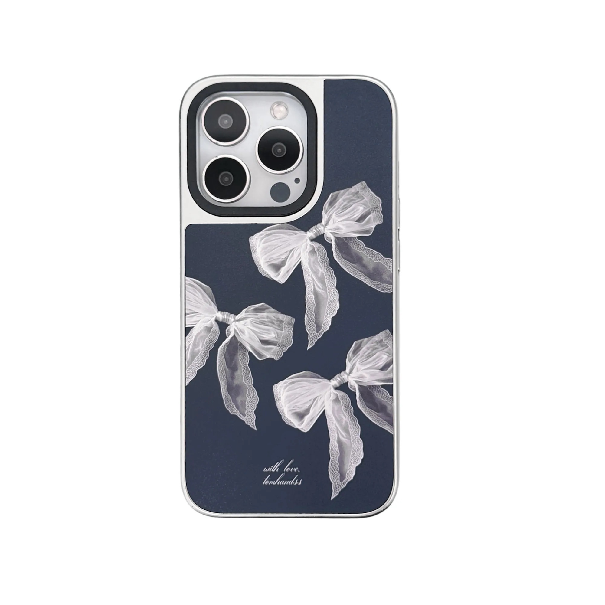 【Beautiful in White#02】銀框磨砂面MagSafe iPhone Case