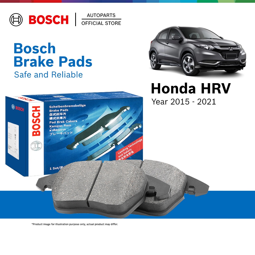 Bosch Front Brake Pads for Honda HR-V HRV 1.8 T7A (2015 - 2021)