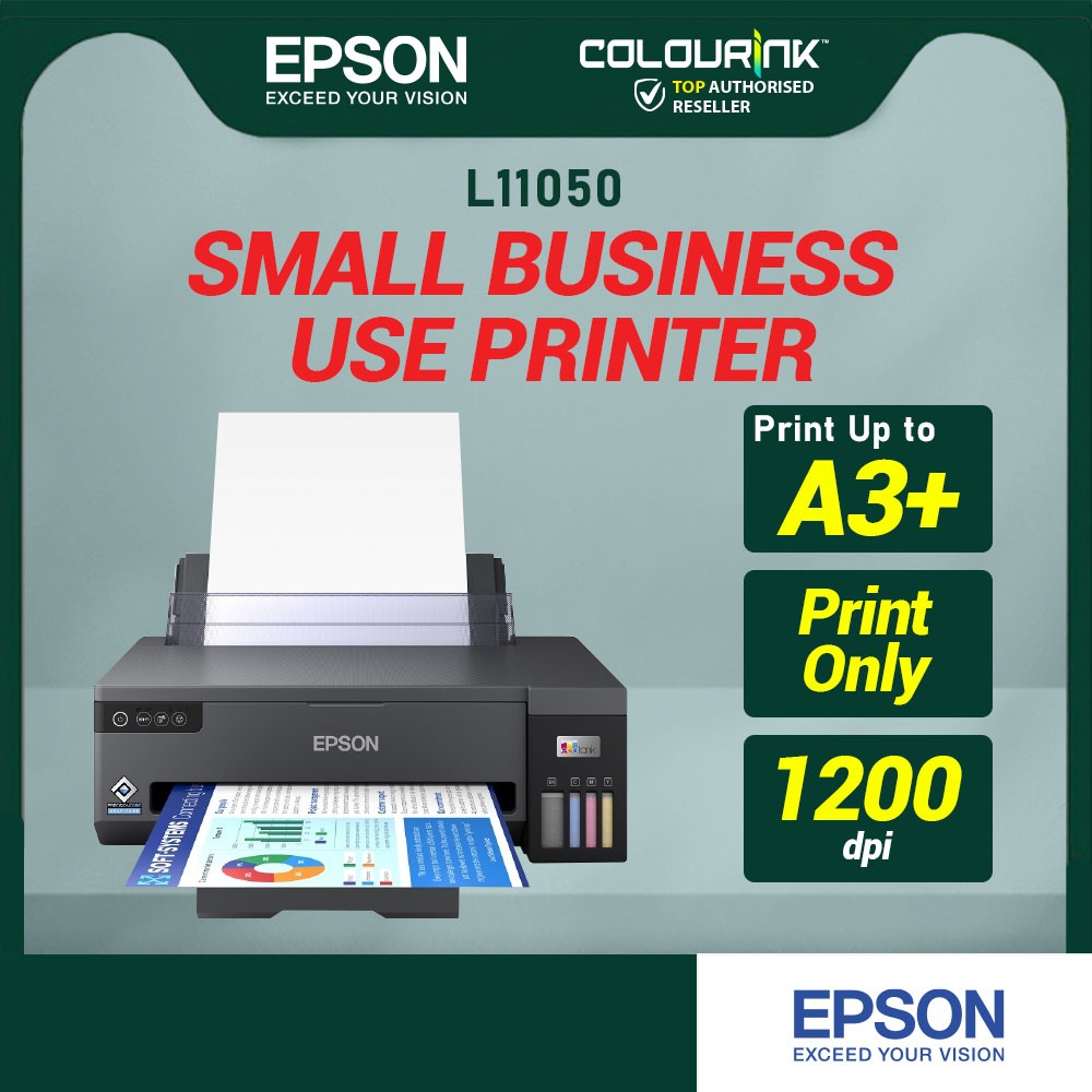 Epson L11050 L1300 A3 Single Print Ink Tank Printer with Original Ink Set similar to T4000 ix6670