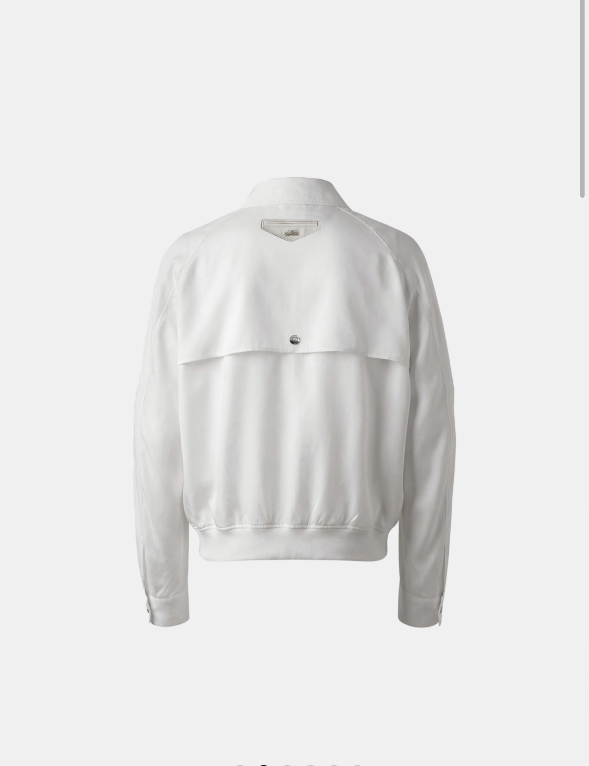 BADBLOOD [w-jkt26-043] Contour Lightweight Bomber Shacket - White