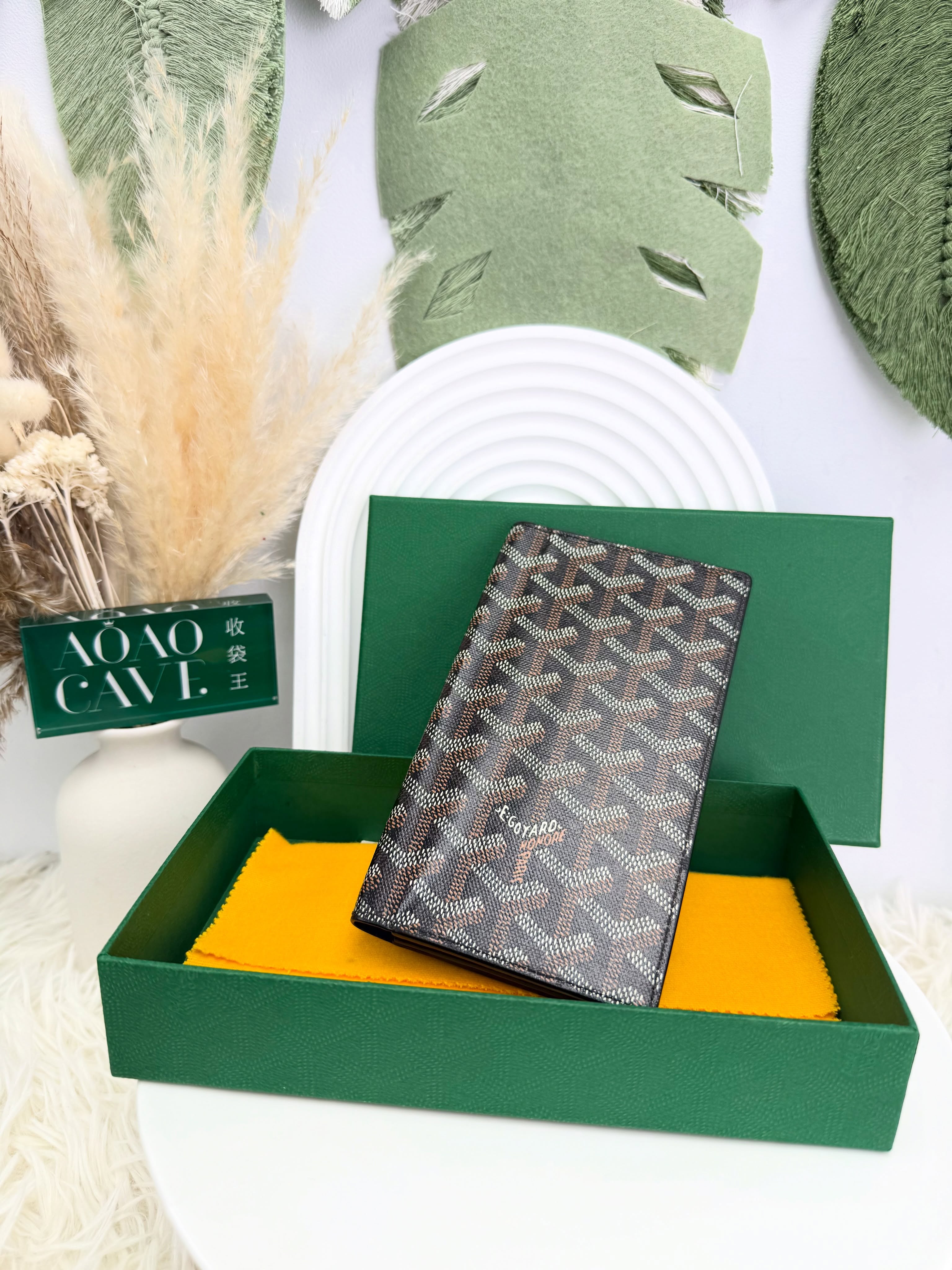 Goyard👜PRE OWNED🛍️ 黑色老花長銀包🖤有盒
