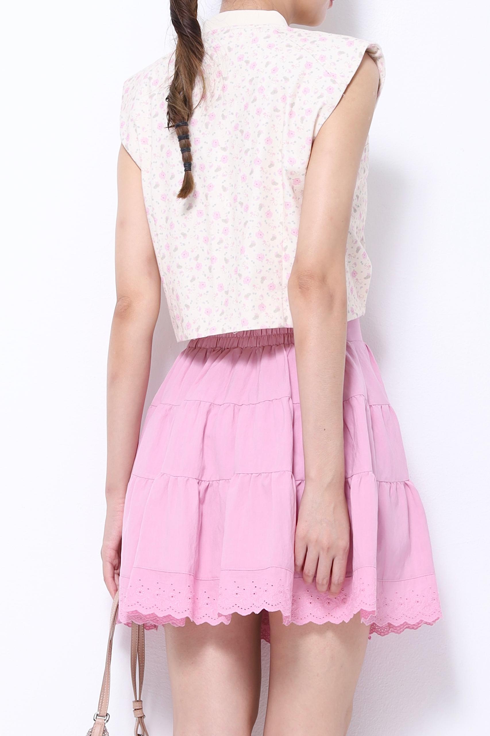 CS1406 LAYER SHORT SKIRT 
