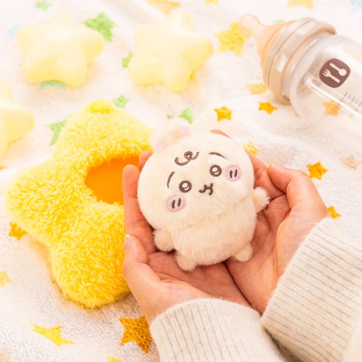 Chiikawa Baby 被星星包裹的兔兔公仔掛飾