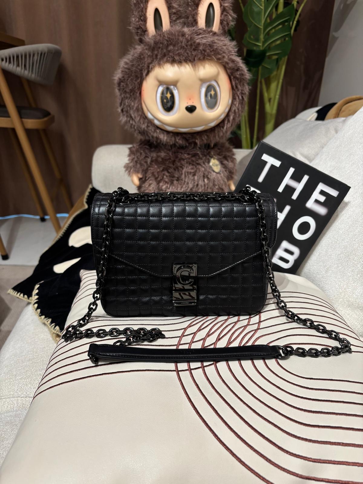 未使用品 Celine So Black Calfskin Shoulder Bag 100%Authentic, Unused ✅Dust bag