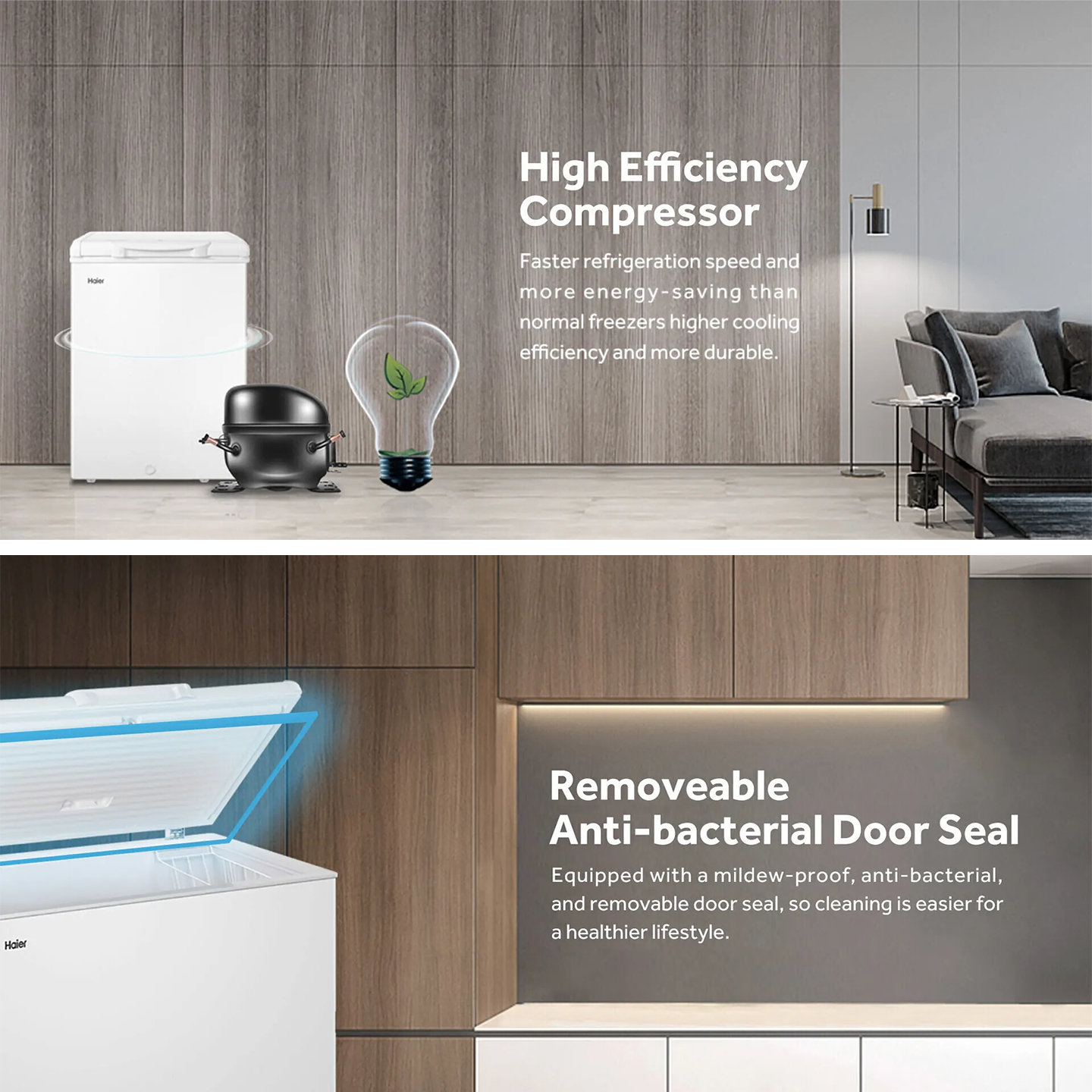 Haier 103L Chest Freezer (BD-138HME)