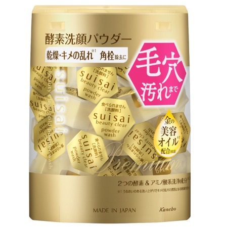 日本Kanebo Suisai 緻潤淨透金黃酵素洗顏粉 32粒