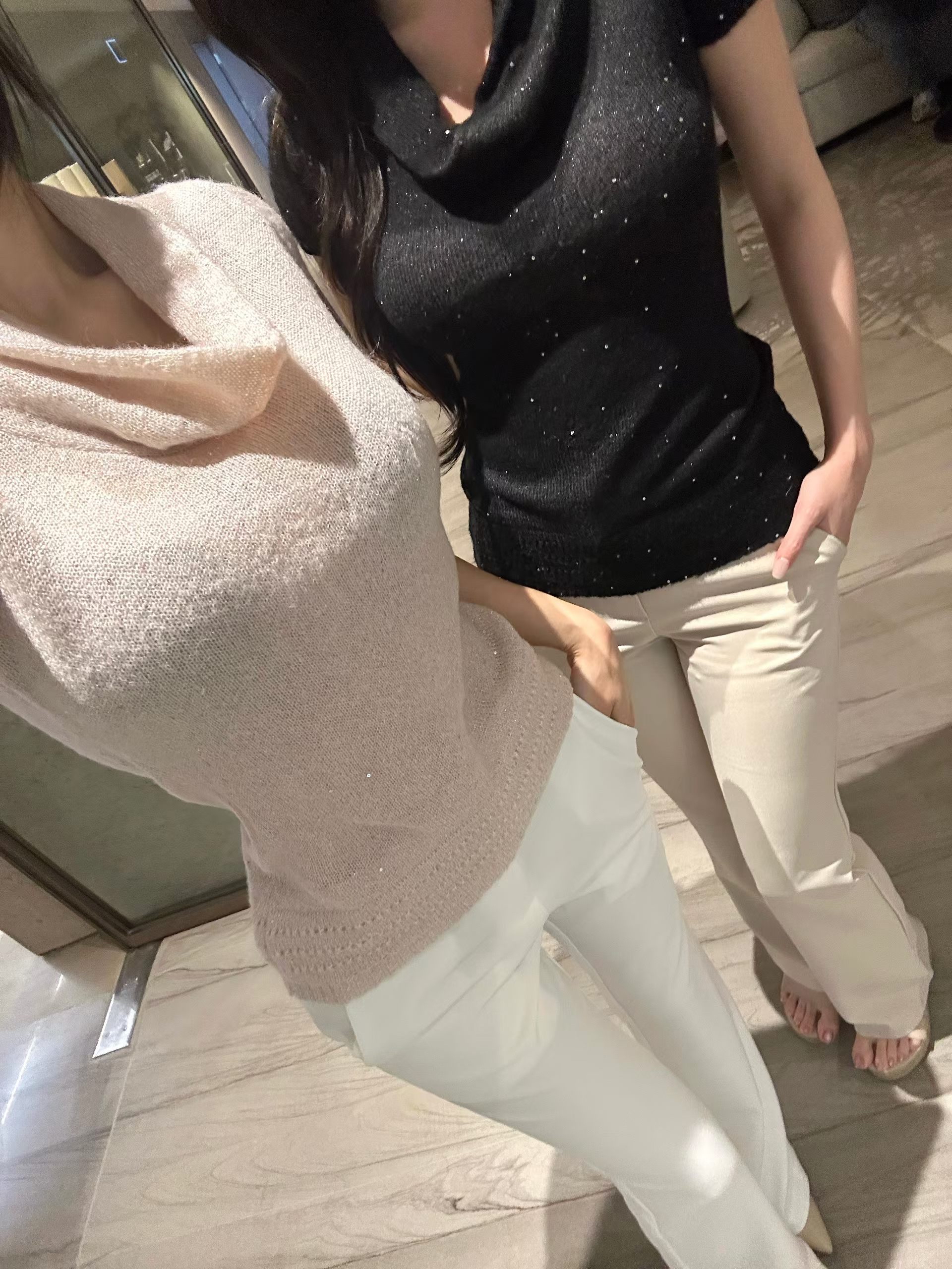 ♥︎滿天星氣質Shimmer Knit Top
