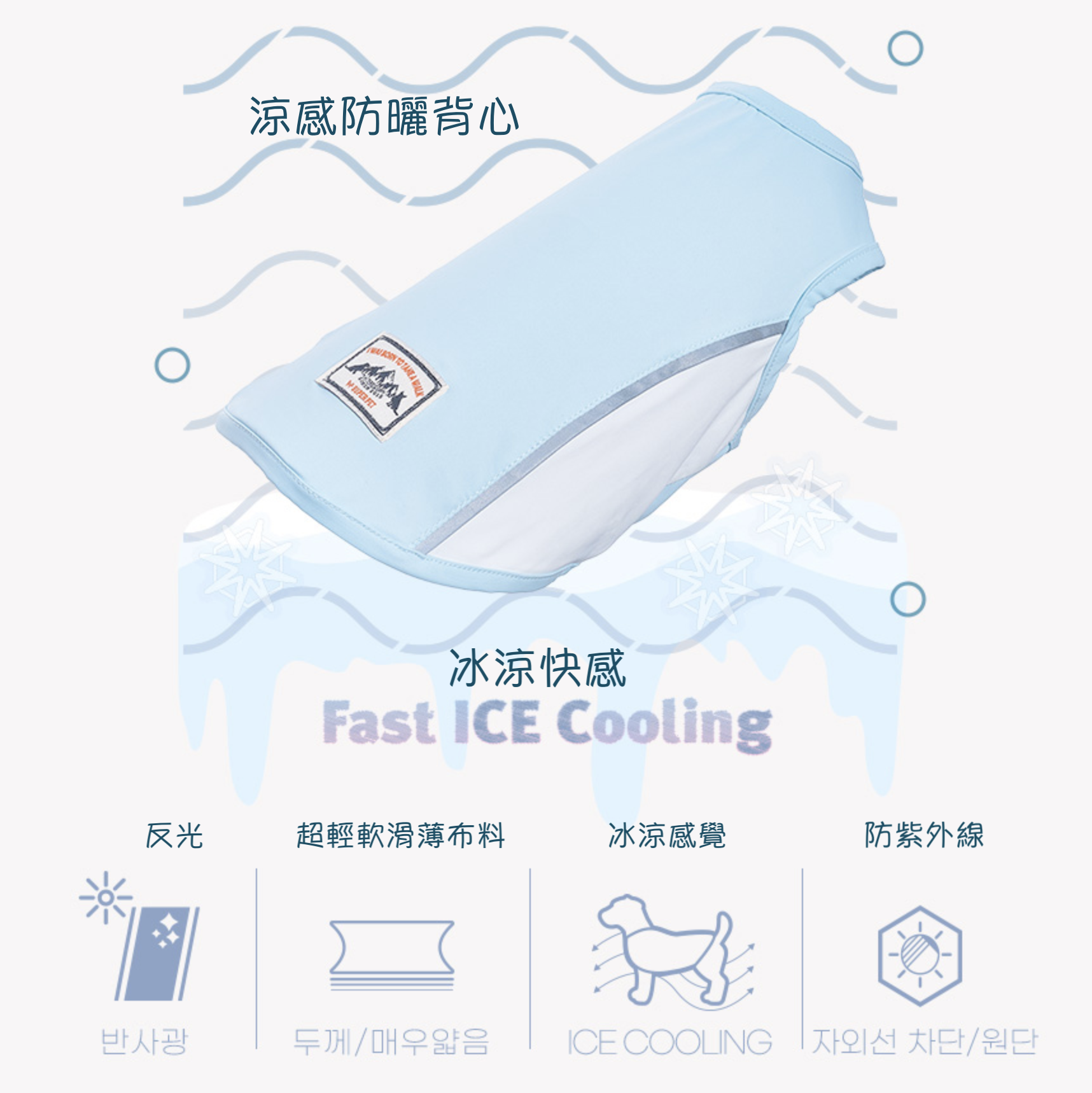 *SuperPet🇰🇷狗狗涼感機能背心(DG013)