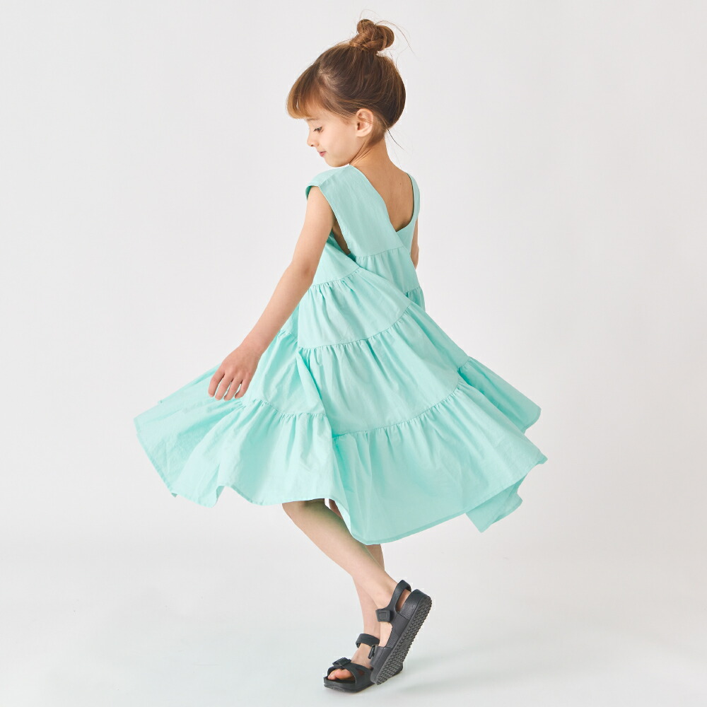 🆕【⭐訂購⭐】 🇯🇵日本直送🌀喇叭A-line 優雅 休閒 層疊 連身長裙［4款選］🌀[ELDA-0124][260513]