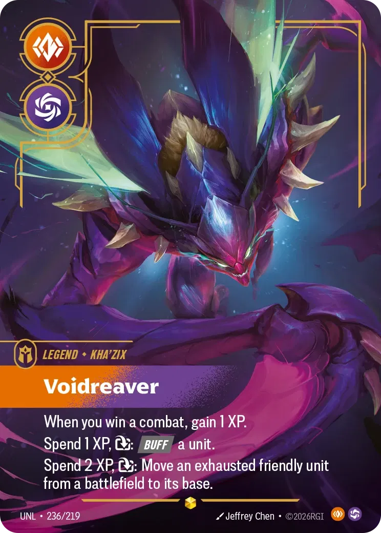 [ Unleashed - Overnumber ] UNL-236/219 Kha'Zix Voidreaver
