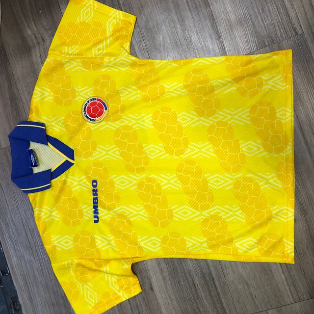 camiseta retro colombia 1994 asprilla post