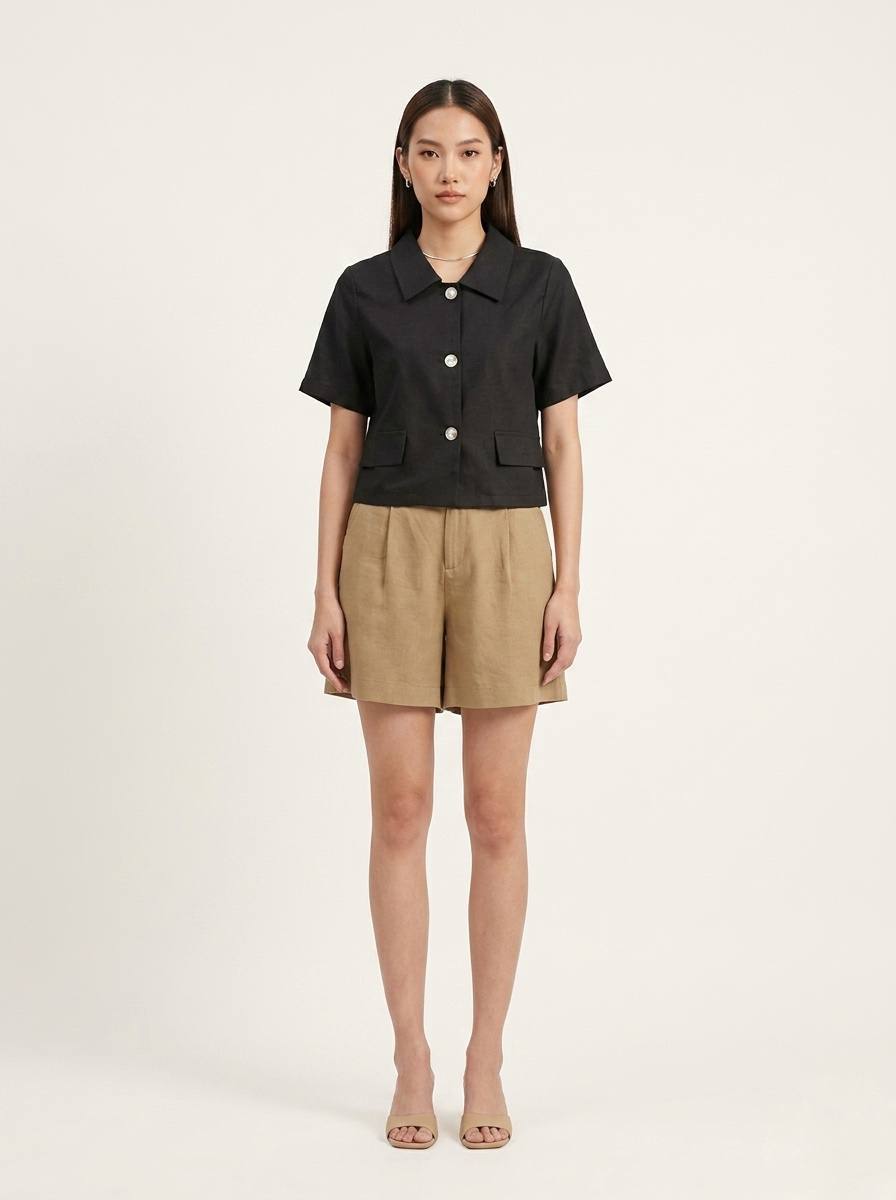 W2022 - Button Top