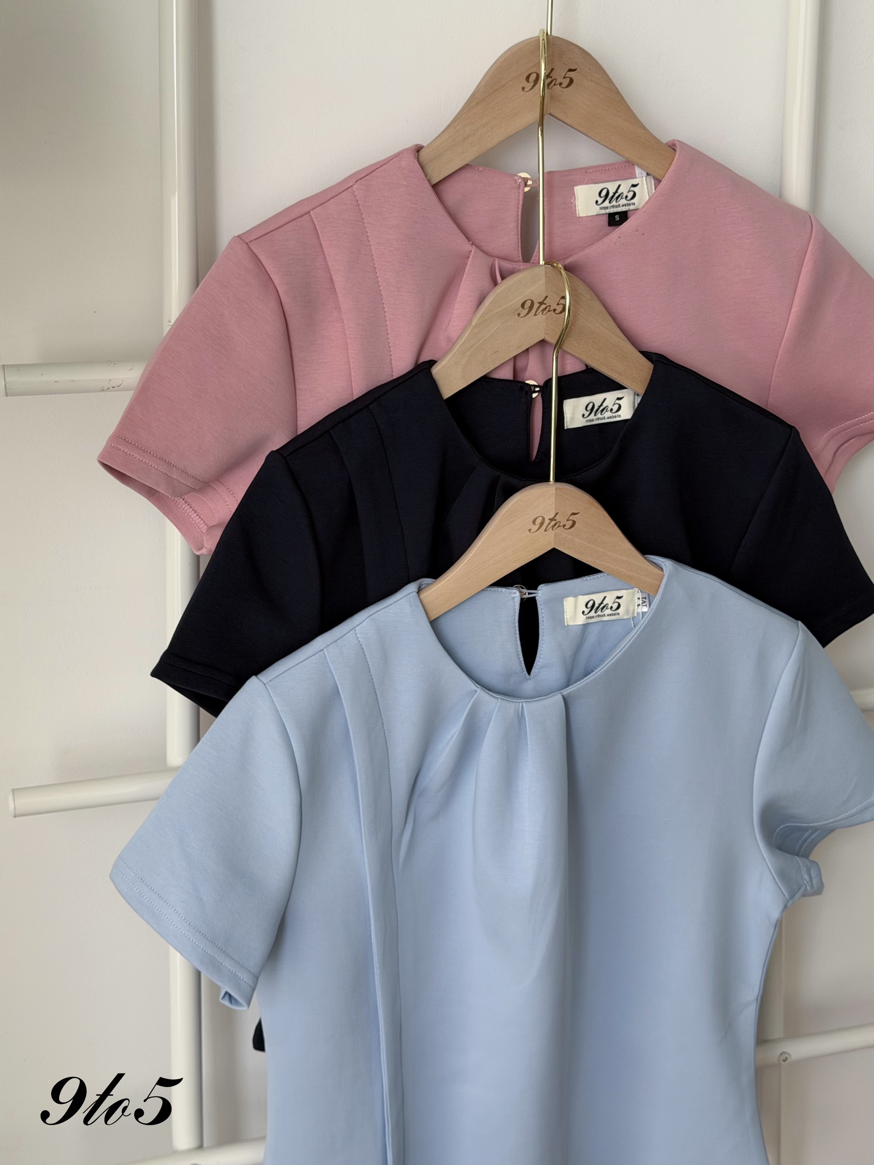 T4476 Mock Neck Ruched Top - 3 Colors 