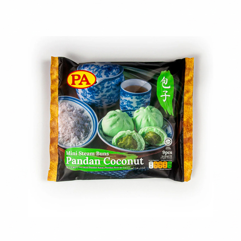 Mini Pandan Coconut Steam Buns 班蘭香椰小籠包