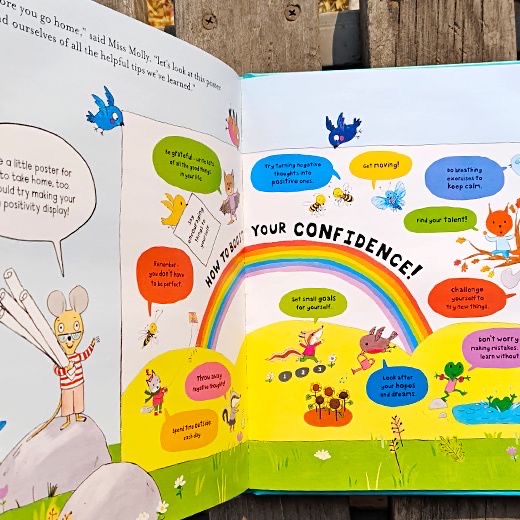 School of Manners / Making Friends：作者 Laura Cowan，插畫師 Rosie Reeve · School of Happiness / Confidence / Kindness：作者 Kimberley Kinloch 與 Zanna Davidson，插畫師 Rosie Reeve