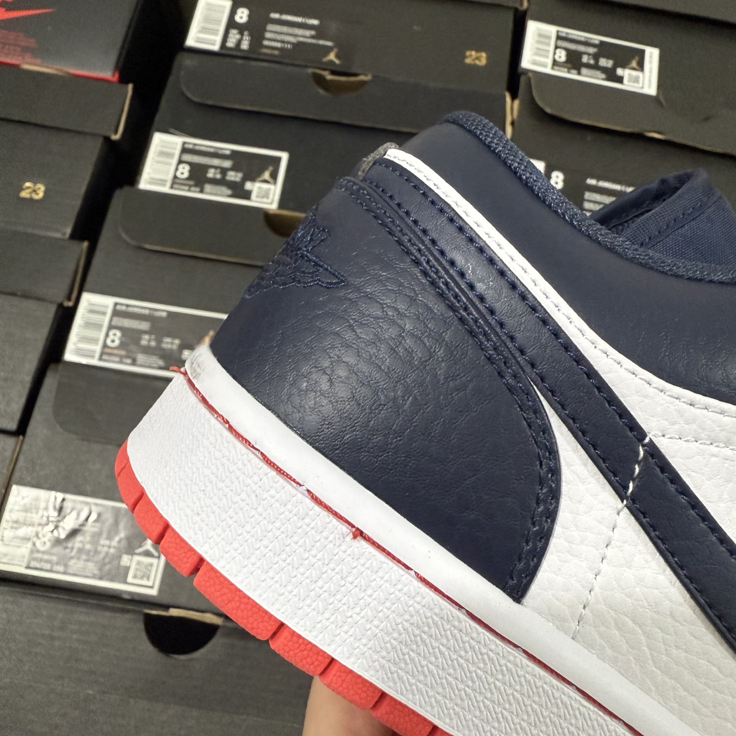 Nike Air Jordan 1 Low "Obsidian Ember Glow" 553558-481