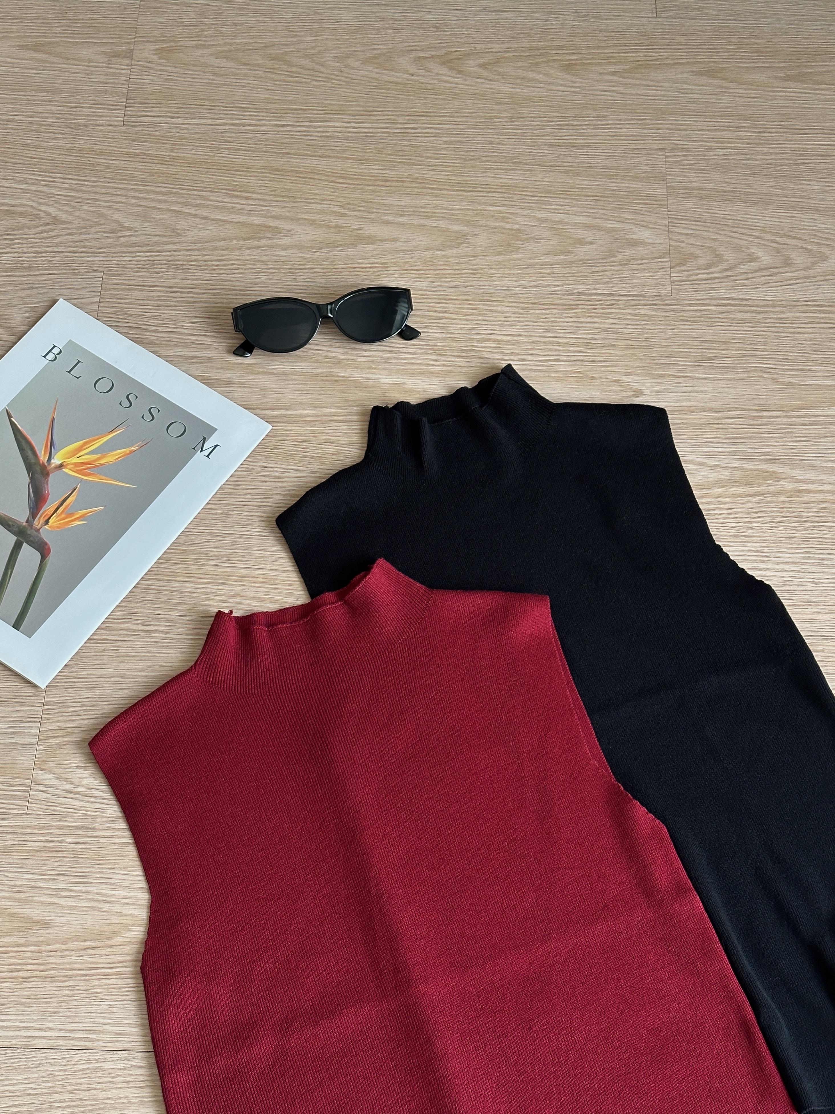 Asher Knitted Top | Red