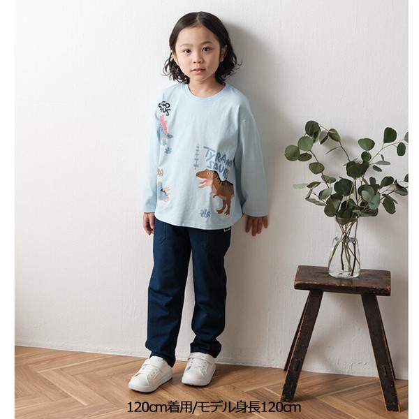 🆕【⭐訂購⭐】🇯🇵日本直送 寬鬆版型 恐龍印花長袖Tee［2款選］🌀 [ELAA-0284][260228]