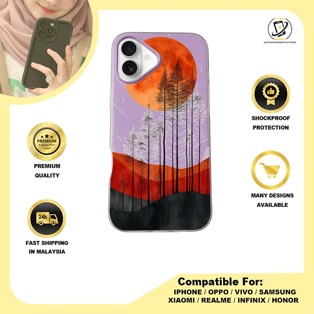 JELLY CASE PHONE FOR IPHONE - DESIGN MOON D