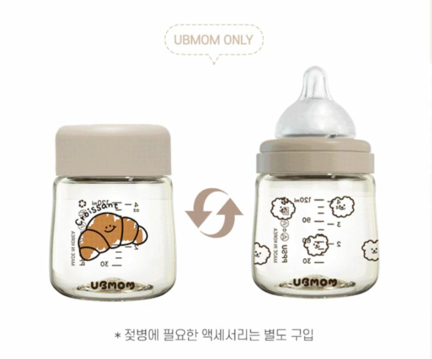 UBMOM PPSU 嬰兒輔食容器 3P SET (120ml 容器 3P + 輔食湯匙