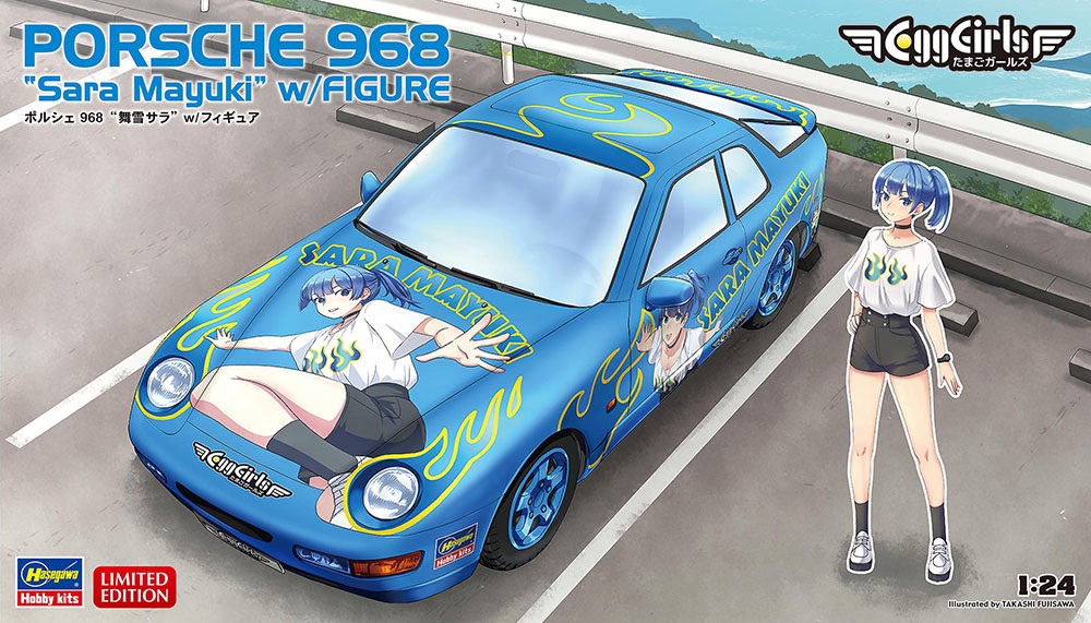 1/24 Porsche 968 Maiyuki Sara w/ Figure