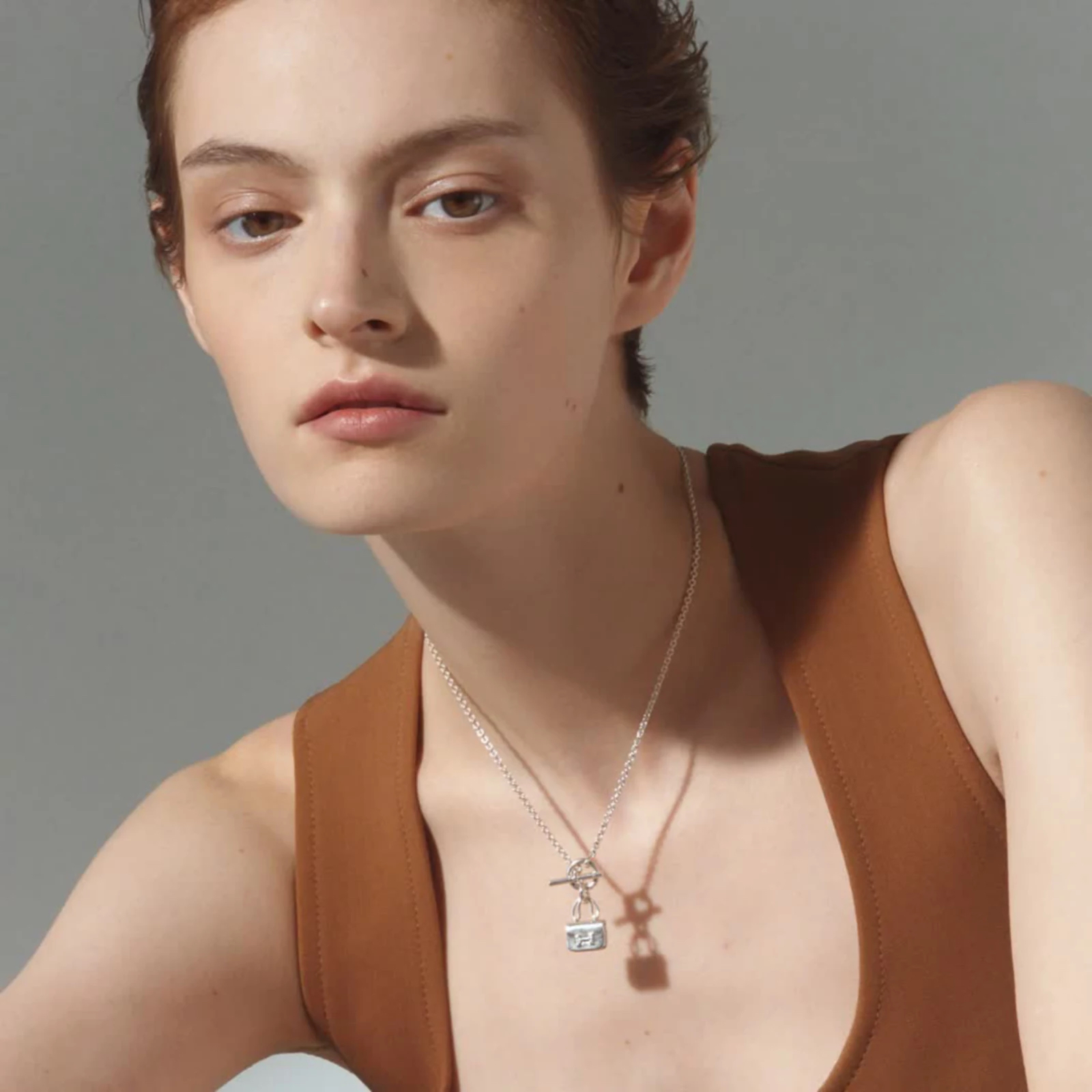 配貨價💕Hermes 925 Constance 頸鏈 小康康掛心口太可愛了🥰 長度:40cm