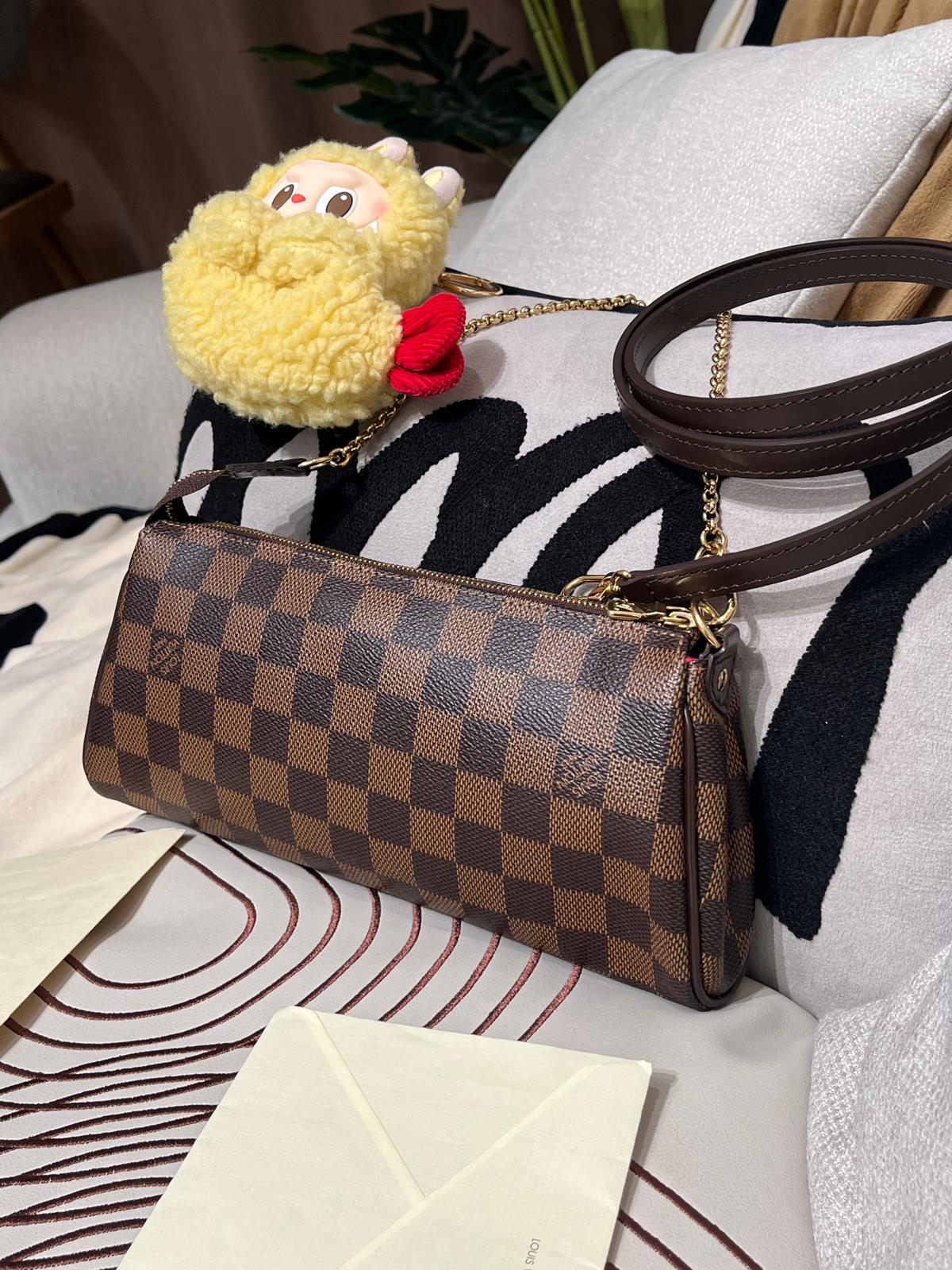 LV Eva Damier Crossbody Bag M55213 100%Authentic, 95%New ✅收據✅Dust bag