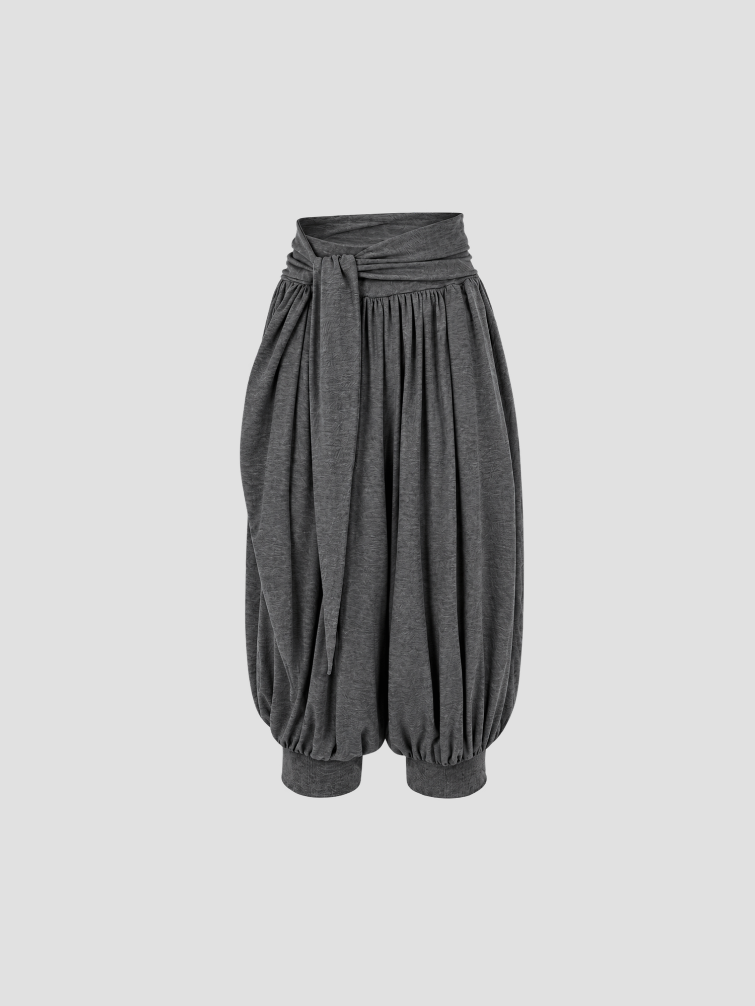 【燈籠七分褲】預購_Satva Tie Harem Pants by Conch