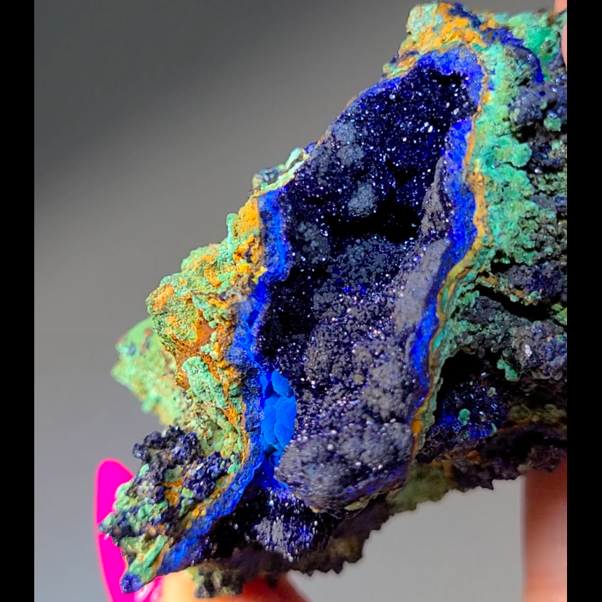 Azurite malachite chrysocolla specimen - AZ16
