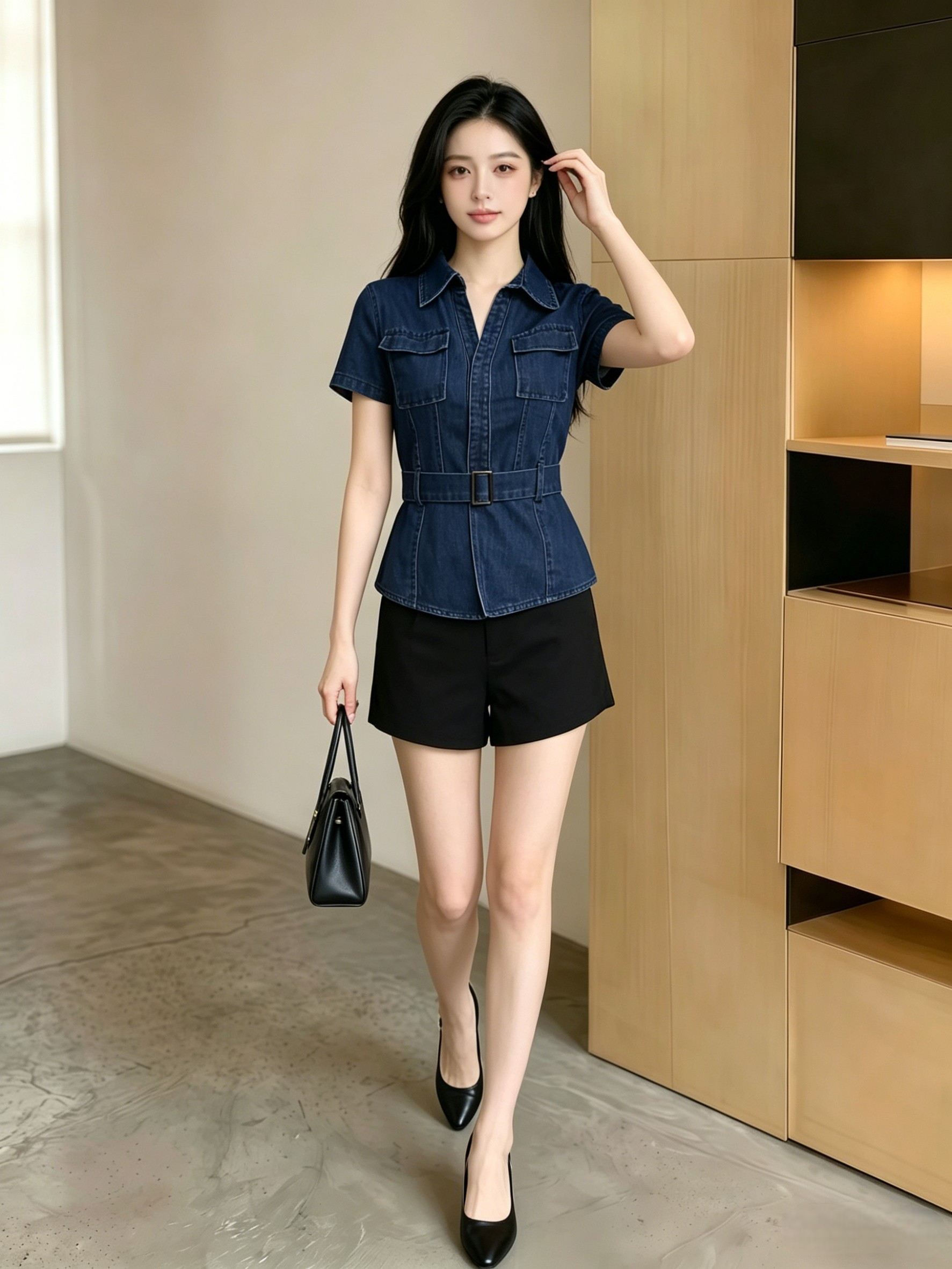Street Muse Denim Top M193