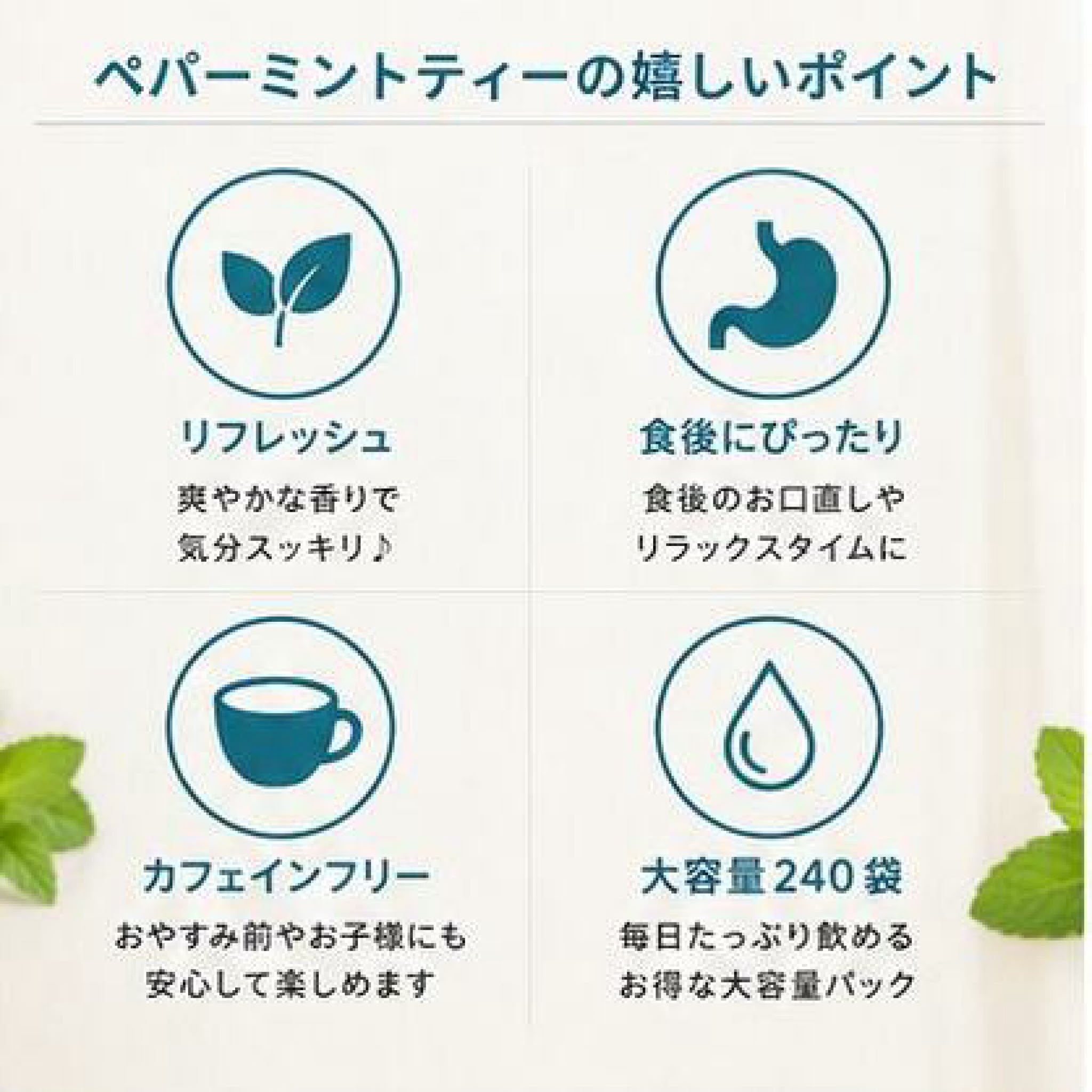 日本Costco - Cafe Tea 100% 薄荷茶包（240 包）