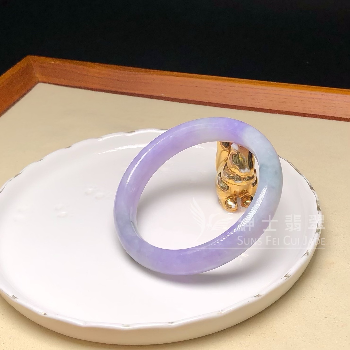 木那藍紫飄花福鐲54.3mm