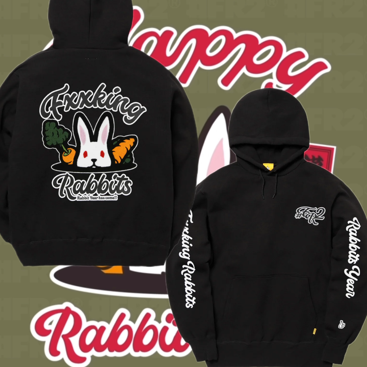 FR2 CHENILLE RABBIT HOODIE | HYPETRADE