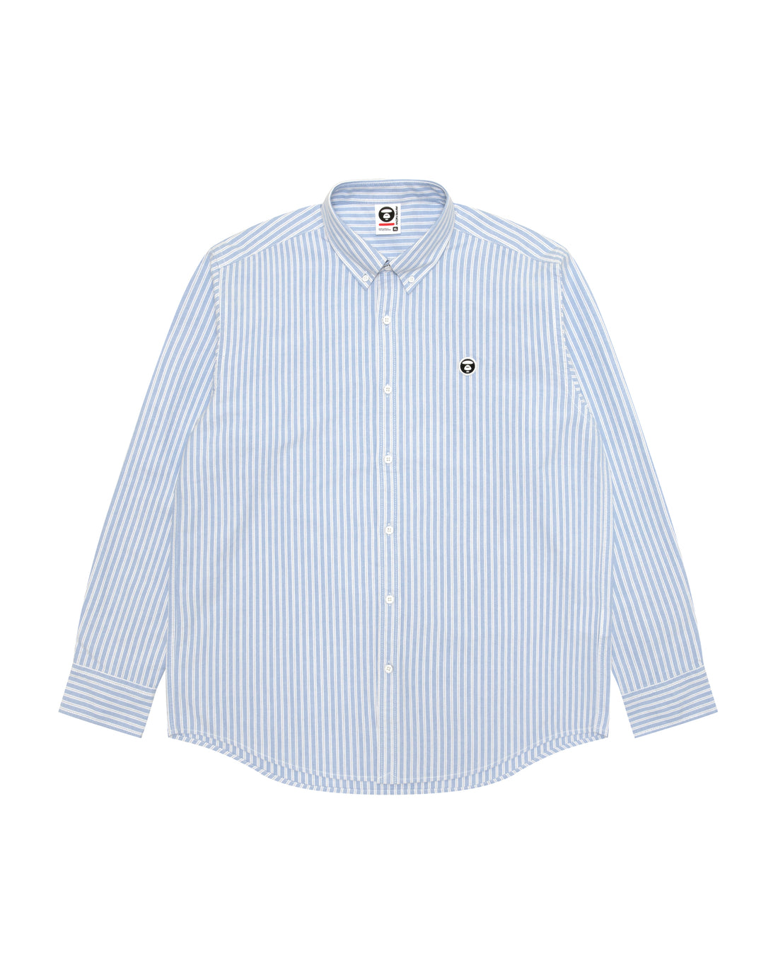 AAPENOW Moonface striped long sleeve shirt (8582XAR)