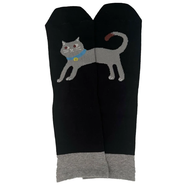 【日本製】人氣拼合完整貓貓抗菌防臭襪