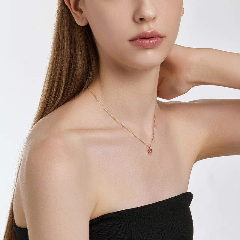 DIDIER DUBOT Mon Paris 玫瑰金頸鏈 (JDPNR5F044B)