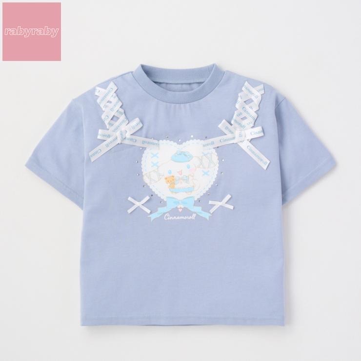 🇯🇵限量預訂 日本直送🇯🇵玉桂狗人物印花蕾絲絲帶短袖T恤