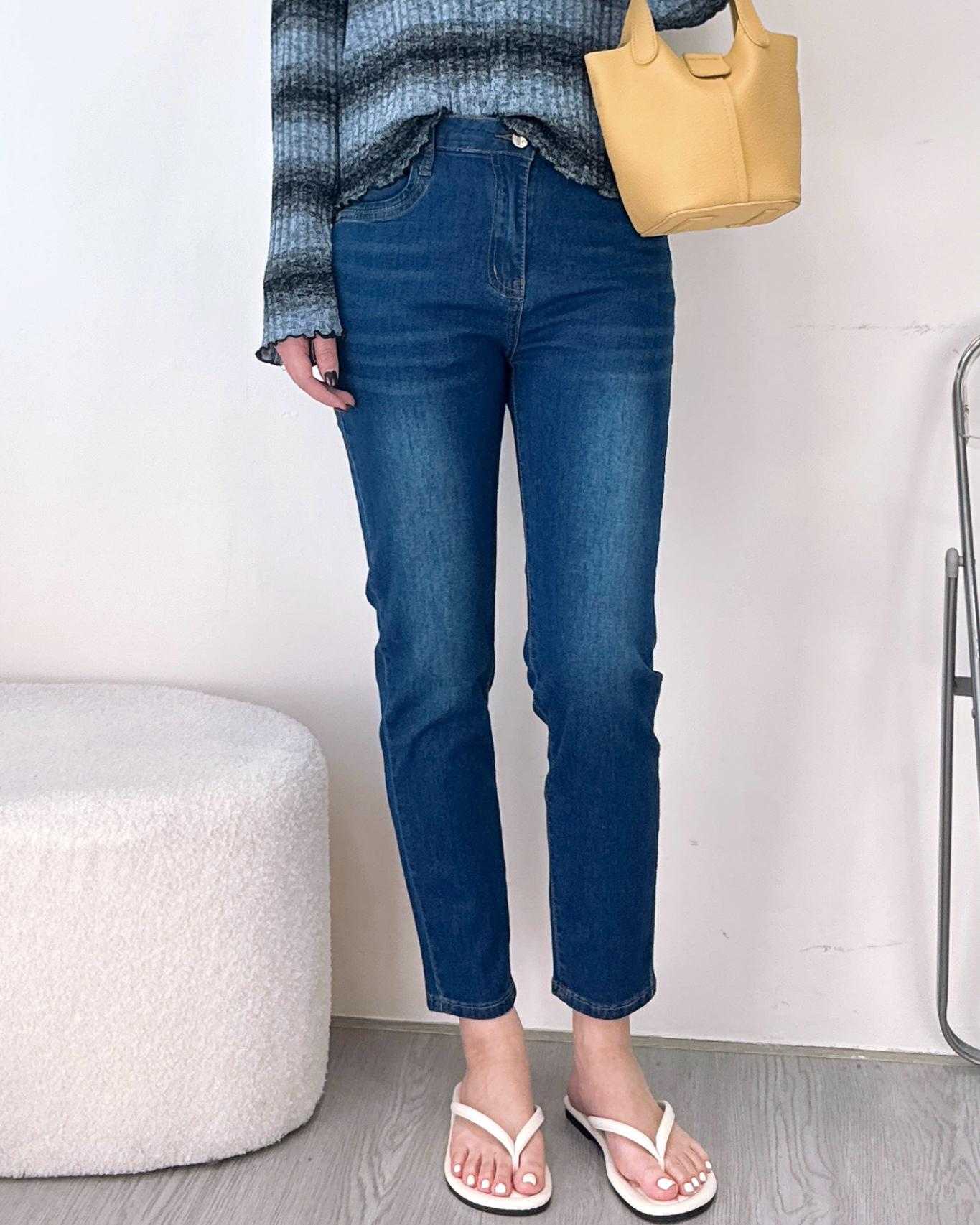 顯瘦彈性四季偏薄九分牛