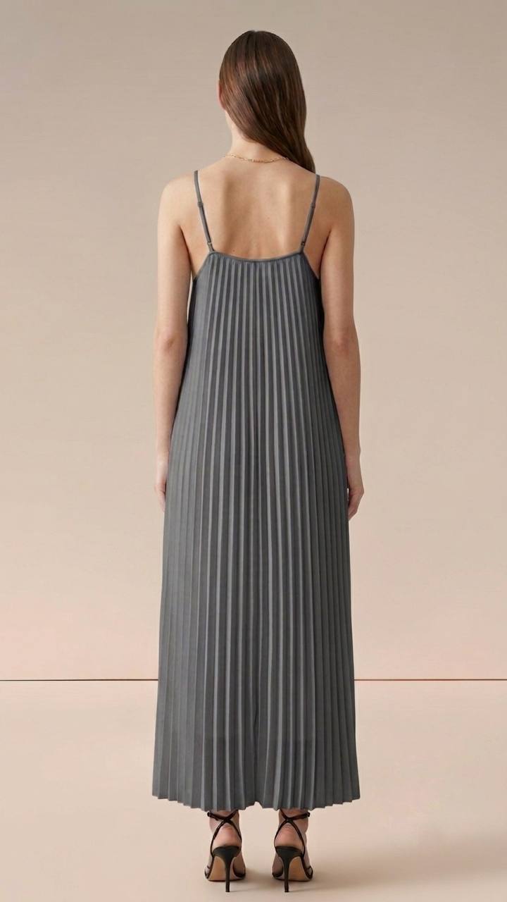 W6601A - Pleated Dress