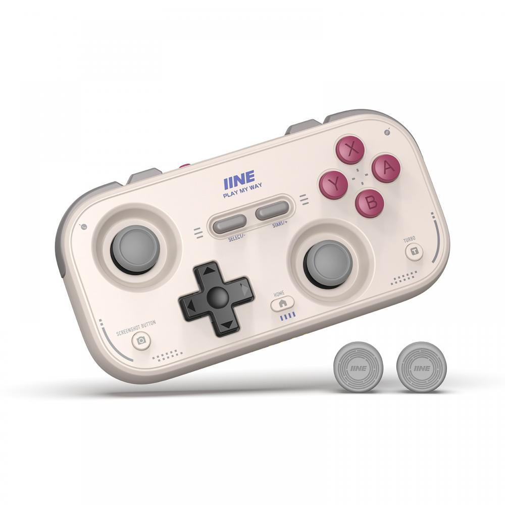 SW2 良值 復古掌上控制器 (灰) / IINE Palm-Sized Retro Wireless Controller (Gray for NS) L1194 SW2-0457