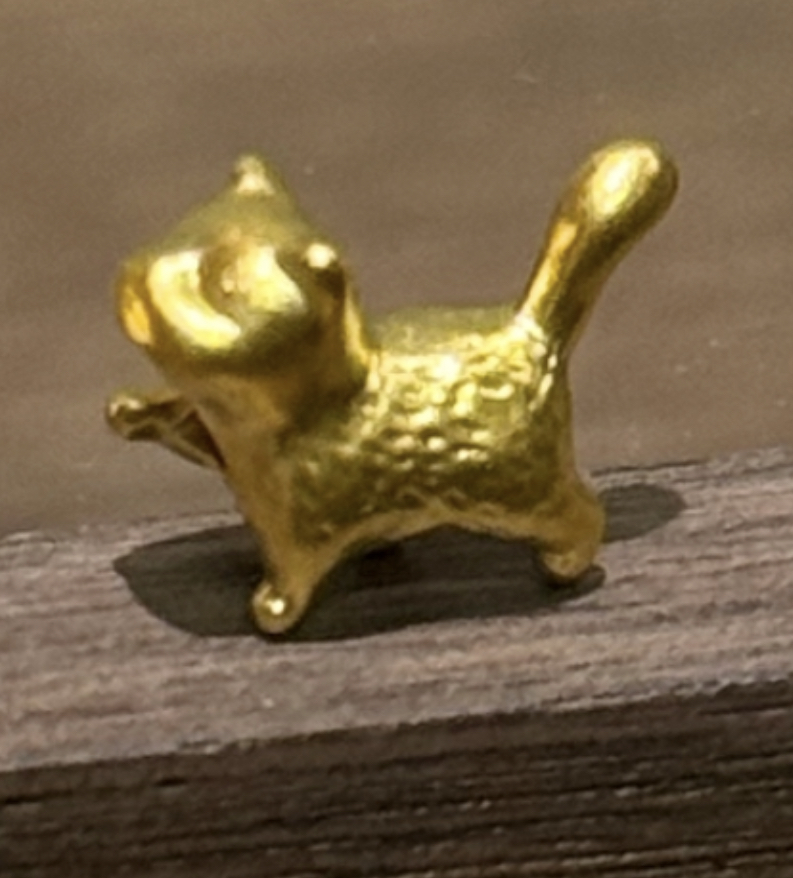 【无氢款】傲娇小猫-吊坠/转运珠