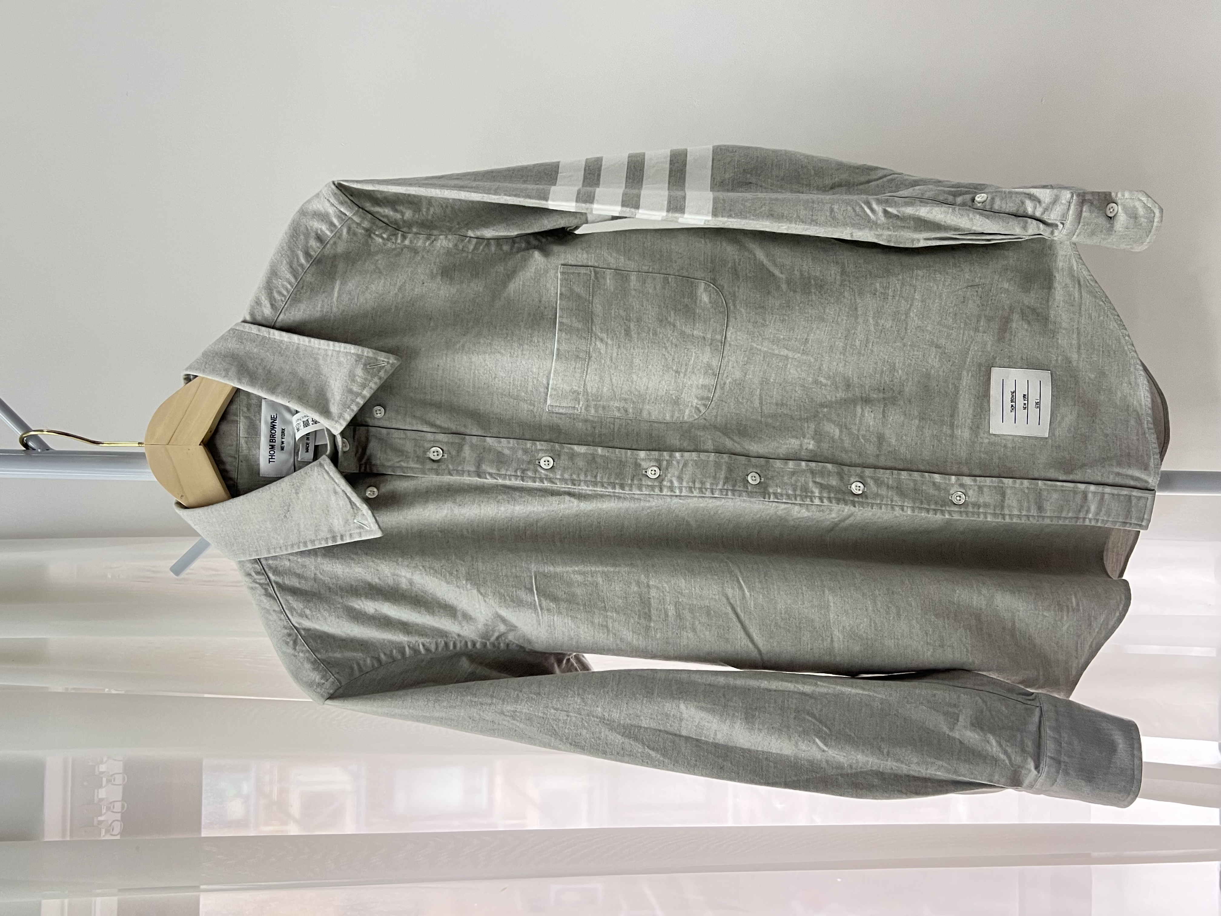Pre-owned Tom Browne Chambray 4 Bar Shirt / Product Code: 26041222