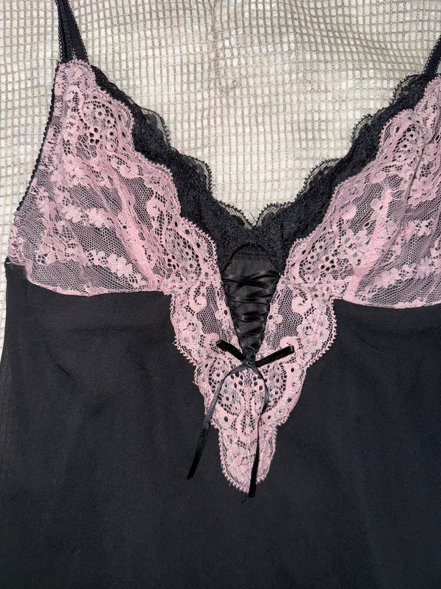 Dark Coquette Aesthetic Lace Lingerie Dress