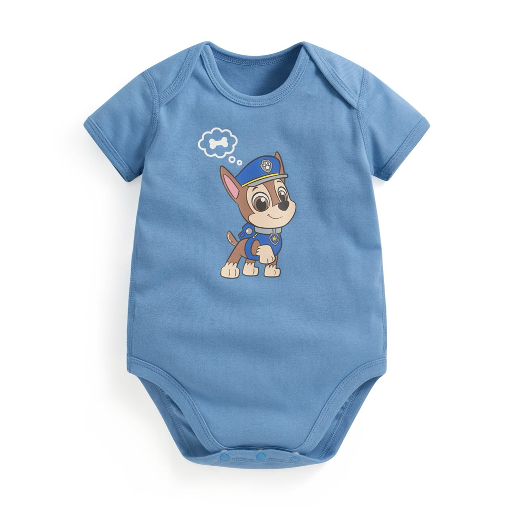 💚預訂 台灣直送💚四色Paw Patrol汪汪隊立大功系列人物印花純棉短袖包屁衣